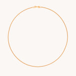 Essential Curb Chain Necklace in Gold-Astrid &amp; Miyu