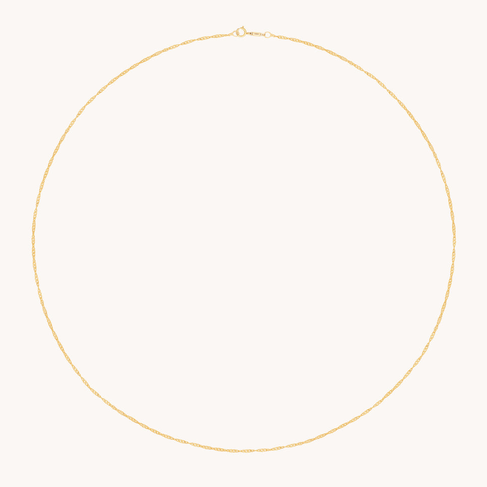 Charm Compatible Necklaces & Bracelets - Astrid Chain Necklace in Solid Gold - - Astrid &amp; Miyu