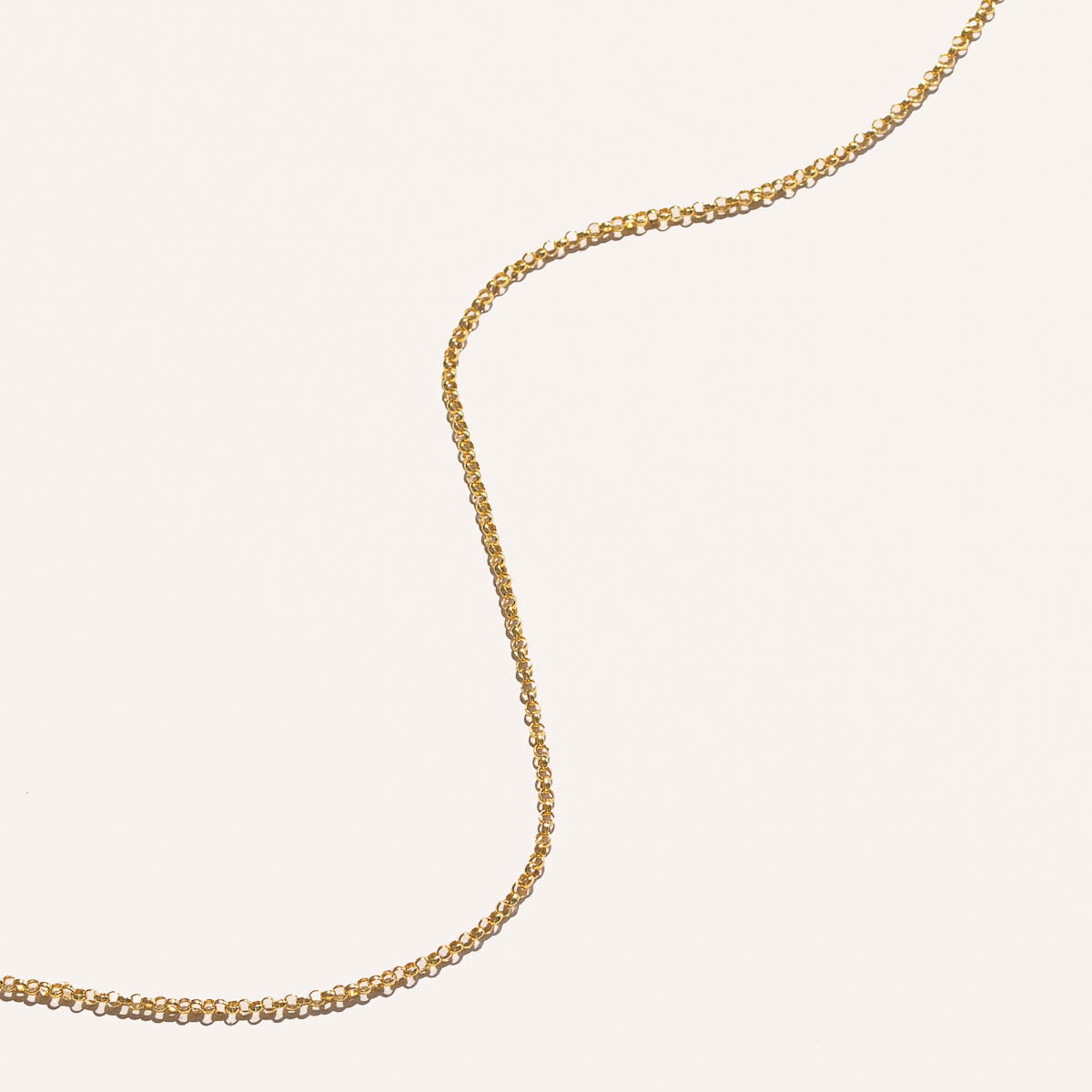 Charm Compatible Necklaces & Bracelets - Chelsea Chain Necklace in Solid Gold - - Astrid &amp; Miyu